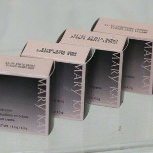 4 MARY KAY Cream Eye Color Lot--Cocoa, Apricot, Violet, Blush ***FREE SHIP***